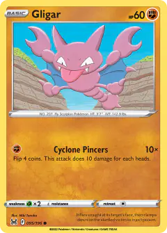 Gligar 095/196 Common card from Lost Origin
