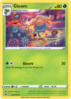 Gloom 002/196 Uncommon card from Lost Origin