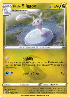 Hisuian Sliggoo 133/196 Uncommon card from Lost Origin