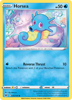 Horsea 035/196 Common card from Lost Origin