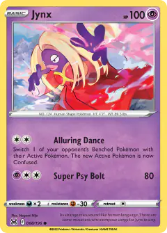 Jynx 068/196 Common card from Lost Origin