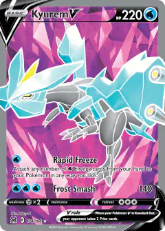 Kyurem V 174/196 Rare Ultra card from Lost Origin
