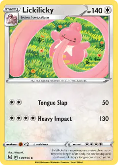 Lickilicky 139/196 Uncommon card from Lost Origin