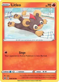 Litleo 028/196 Common card from Lost Origin