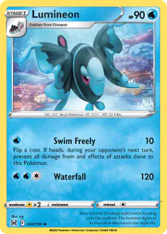 Lumineon 041/196 Uncommon card from Lost Origin
