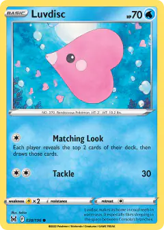 Luvdisc 038/196 Common card from Lost Origin