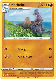 Machoke 087/196 Uncommon card from Lost Origin
