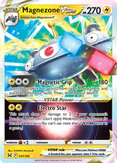 Magnezone VSTAR 057/196 Rare Holo VSTAR card from Lost Origin
