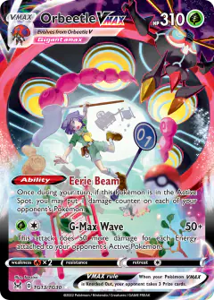 Orbeetle VMAX TG13/TG30 Rare Holo VMAX card from Lost Origin