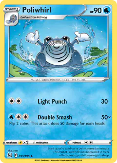 Poliwhirl 031/196 Uncommon card from Lost Origin