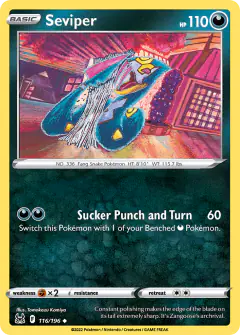 Seviper 116/196 Uncommon card from Lost Origin