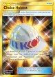 Choice Helmet 229/214 Rare Secret card from Lost Thunder