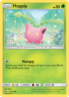 Hoppip 11/214 Common card from Lost Thunder