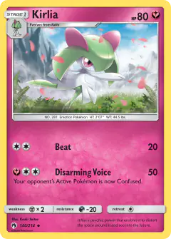 Kirlia 140/214 Uncommon card from Lost Thunder