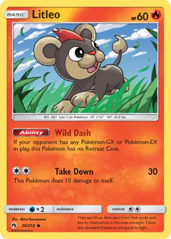 Litleo 50/214 Common card from Lost Thunder