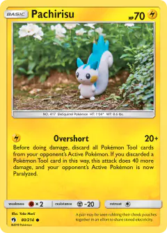 Pachirisu 80/214 Common card from Lost Thunder