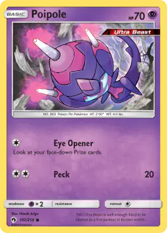 Poipole 107/214 Common card from Lost Thunder