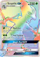 Sceptile-GX 216/214 Rare Rainbow card from Lost Thunder