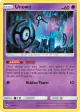 Unown 91/214 Rare card from Lost Thunder
