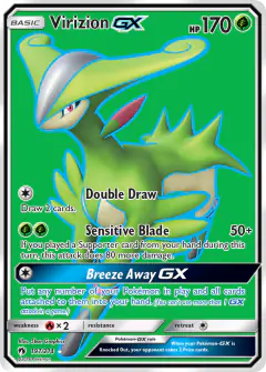 Virizion-GX 197/214 Rare Ultra card from Lost Thunder