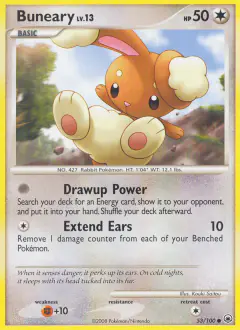 Buneary 53/100 Common card from Majestic Dawn
