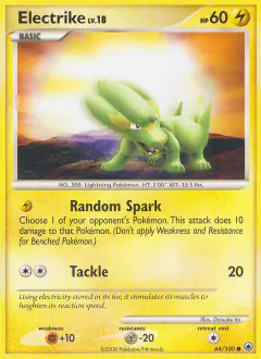 Electrike 64/100 Common card from Majestic Dawn