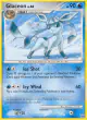 Glaceon 20/100 Rare card from Majestic Dawn