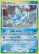 Glaceon 5/100 Rare Holo card from Majestic Dawn