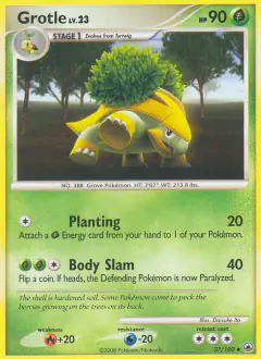 Grotle 37/100 Uncommon card from Majestic Dawn