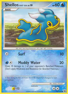 Shellos East Sea 73/100 Common card from Majestic Dawn