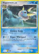 Vaporeon 34/100 Rare card from Majestic Dawn