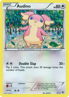 Audino 12/12 card from McDonald's Collection 2011
