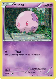 Munna 7/12 card from McDonald's Collection 2011