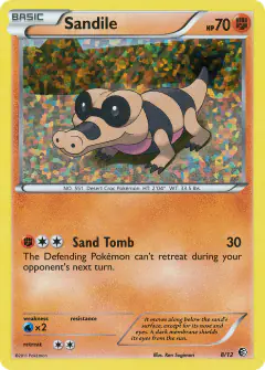 Sandile 8/12 card from McDonald's Collection 2011