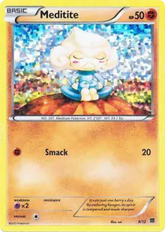 Meditite 9/12 card from McDonald's Collection 2015