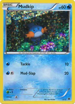 Mudkip 5/12 card from McDonald's Collection 2015