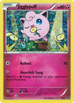 Jigglypuff 8/12 card from McDonald's Collection 2016