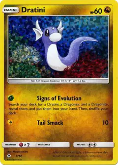 Dratini 9/12 card from McDonald's Collection 2018