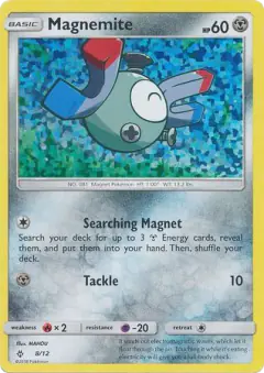 Magnemite 8/12 card from McDonald's Collection 2018
