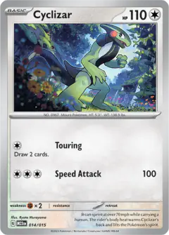 Cyclizar 014/015 Promo card from McDonald's Collection 2023