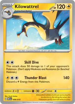 Kilowattrel 008/015 Promo card from McDonald's Collection 2023