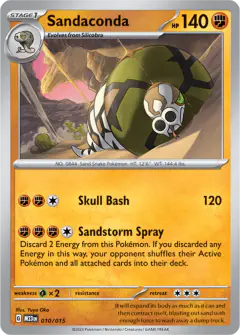 Sandaconda 010/015 Promo card from McDonald's Collection 2023