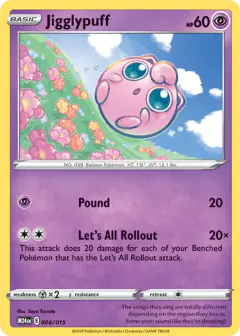 Jigglypuff 004/015 None card from McDonald's Collection 2024