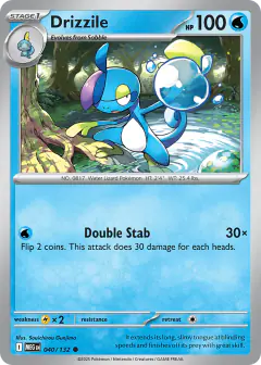 Drizzile 040/132 Common card from Mega Evolution Base