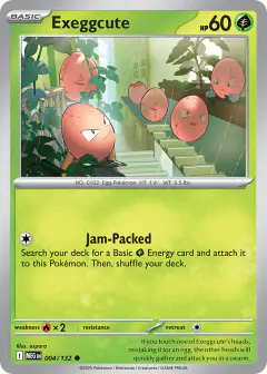 Exeggcute 004/132 Common card from Mega Evolution Base