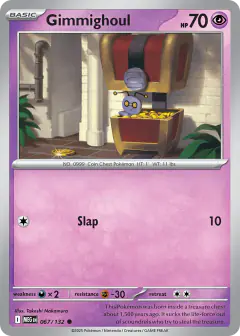 Gimmighoul 067/132 Common card from Mega Evolution Base