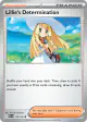 Lillie's Determination 119/132 Uncommon card from Mega Evolution Base
