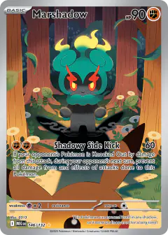 Marshadow 146/132 Illustration Rare card from Mega Evolution Base
