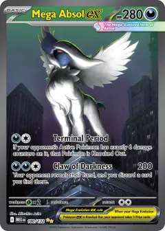 Mega Absol ex 180/132 Special Illustration Rare card from Mega Evolution Base