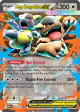 Mega Kangaskhan ex 104/132 Double Rare card from Mega Evolution Base